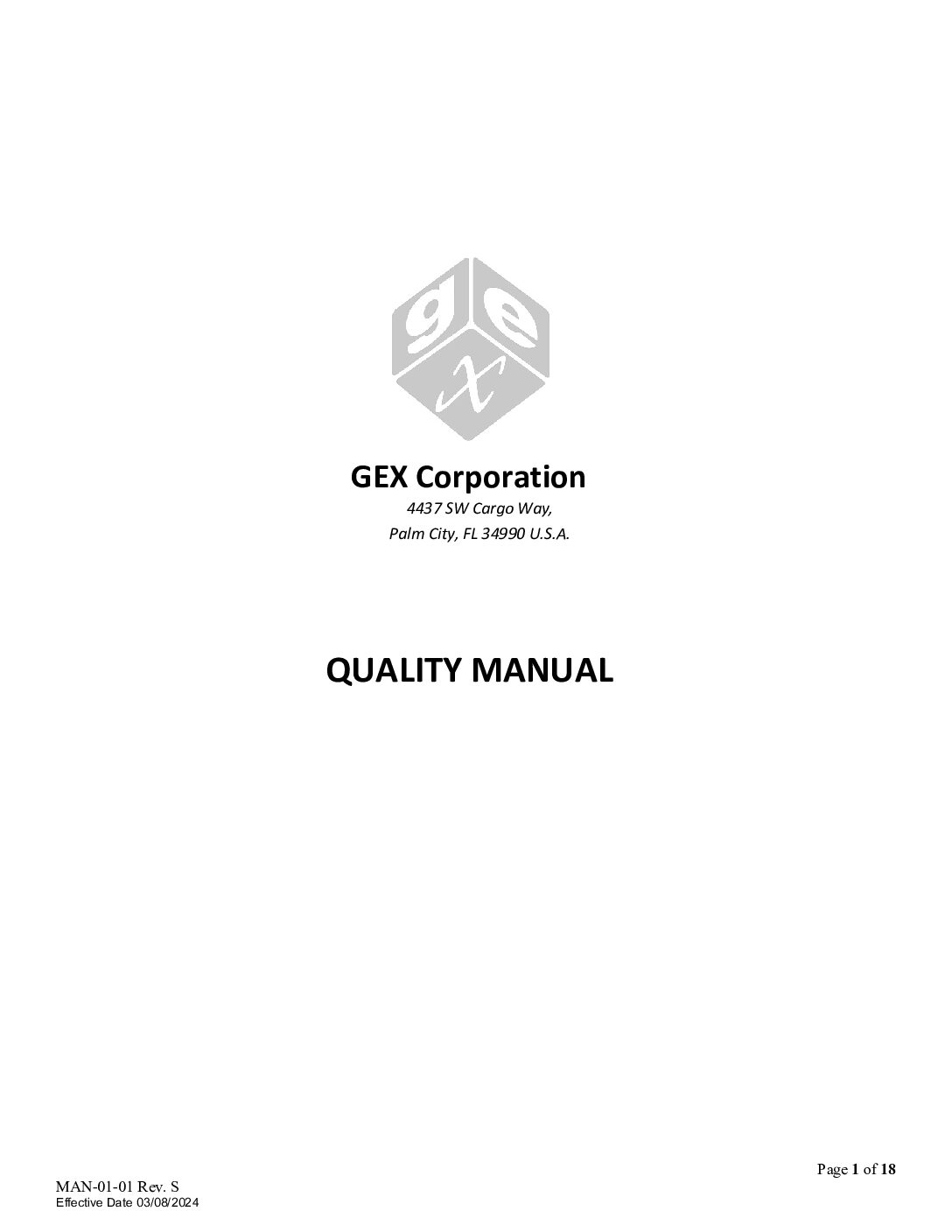 Quality Manual